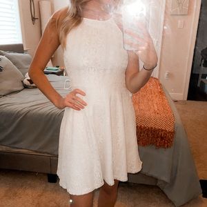 Lace Skater Skirt Dress